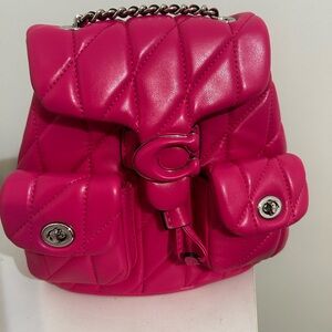 Tabby Backpack With Pillow Quilting